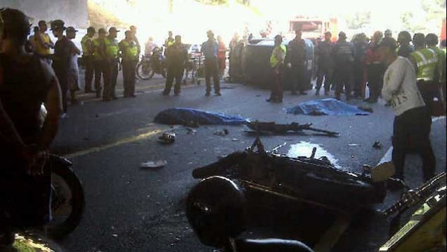 Accidente en la Caracas - La Guaira dejó dos muertos