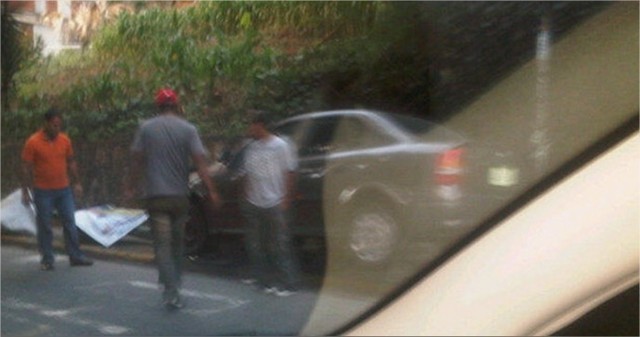 Tremenda cola por choque en el Marqués