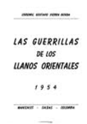 GUERRILLAS EN LOS LLANOS