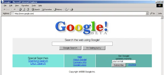 Google alapítása
