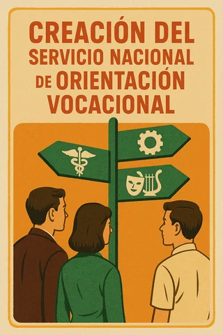 Creación del Servicio Nacional de Orientación Vocacional