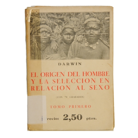 “el origen del hombre, y la selección en relación al sexo”.