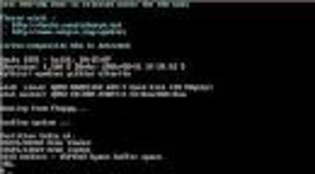 LANZAMIENTO DE LINUX 0.01