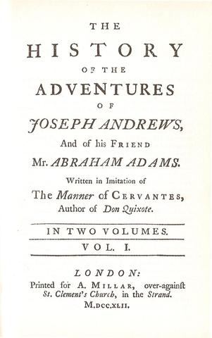 Henry Fielding's "Joseph Andrews" is published
