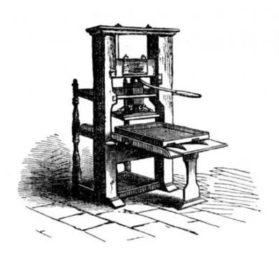 Invención de la imprenta de tipo móviles