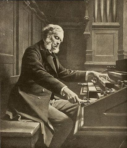 Cesar Franck, Belgian composer, born