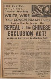 Repeal of Chinese Exclusion Act