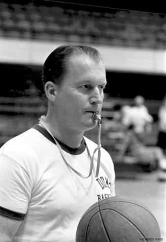 Vic Bubas arrives at Duke