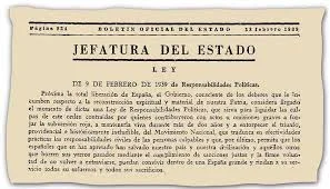 Aprobación de la Ley de Responsabilidades Políticas
