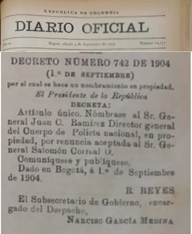 Directores Policía Nacional