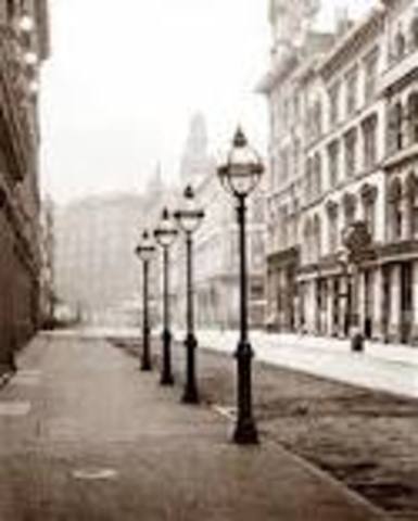 Coal is used for streetlights