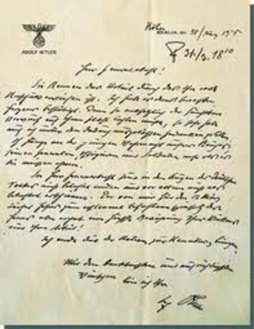 Hitler's Letter