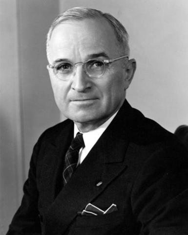 Truman was the first president to give a televised speech