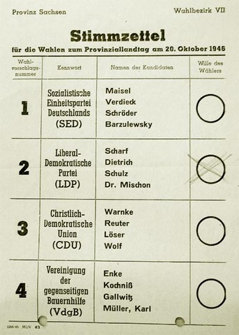 Élections pour le parlement