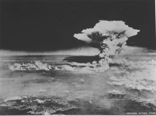 Bomba sobre Hiroshima.