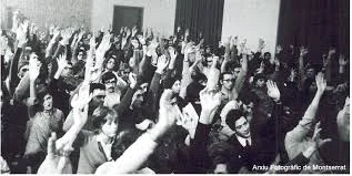 Tancada de 300 intel·lectuals a Montserrat