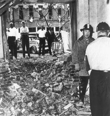 16th Street Baptist Church in Birmingham Bombed