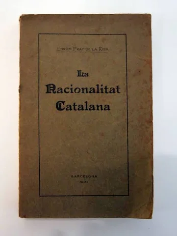Prat de la Riba publica La nacionalitat catalana
