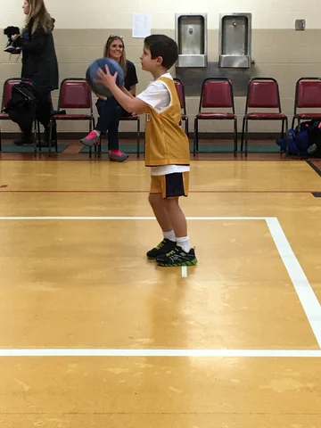 My first basketball game