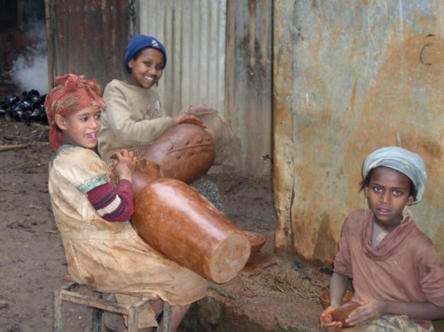 Female and child laborers