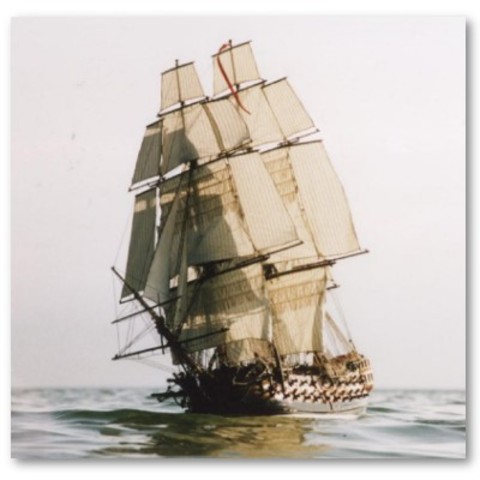 HMS Leopard fireds on US Frigate Chesapeake