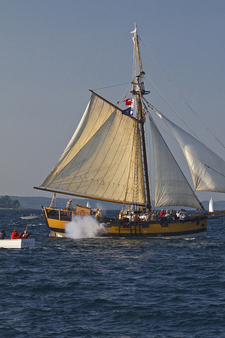 US Brid Oneida vs. PM Schooner Lord Nelson