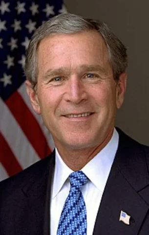George W Bush President from 2001-2009