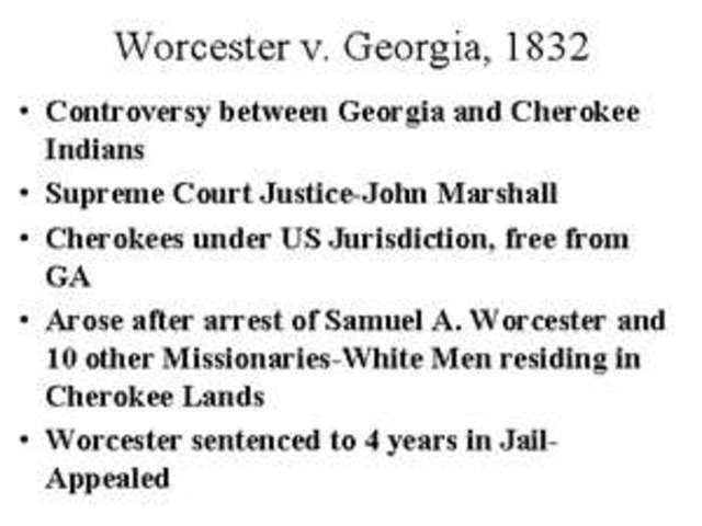 Worcester v. Georgia
