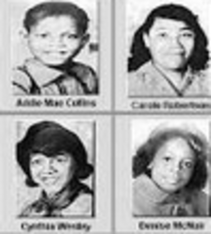 16th Street Baptist Church in Birmingham bombed