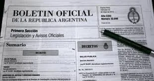 1 paso: Publicación de avisos legales (Art.2)
