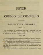 Proyecto de código de comercio