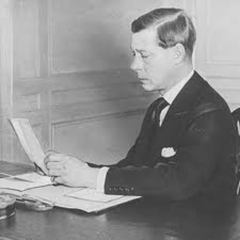 King Edward VIII Abdicates the Throne