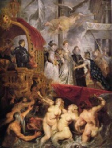 Arrival of Marie de Medici at Marseilles - Rubens