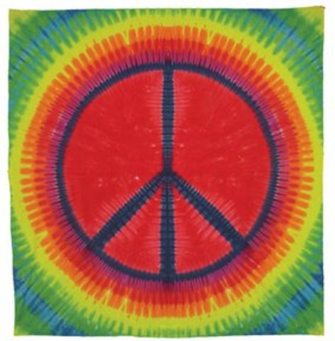 Flower power/ anti-vitetnam war protests spike