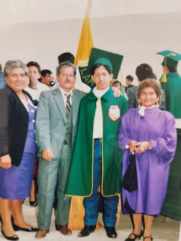 Graduación de su hijo Patricio
