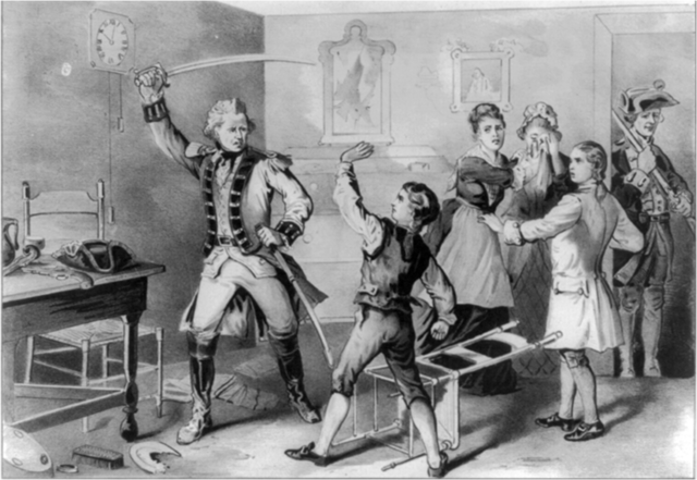 Jackson enlists in the Revolutionary Army