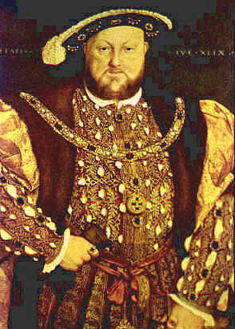 Henry VIII of England excommunictaed