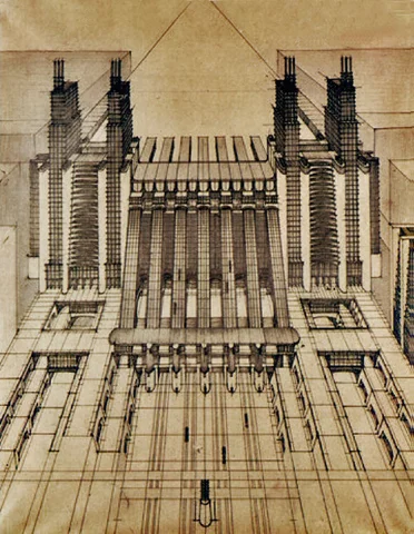 Antonio Sant'Elia Citta Nuova (Futurisme)