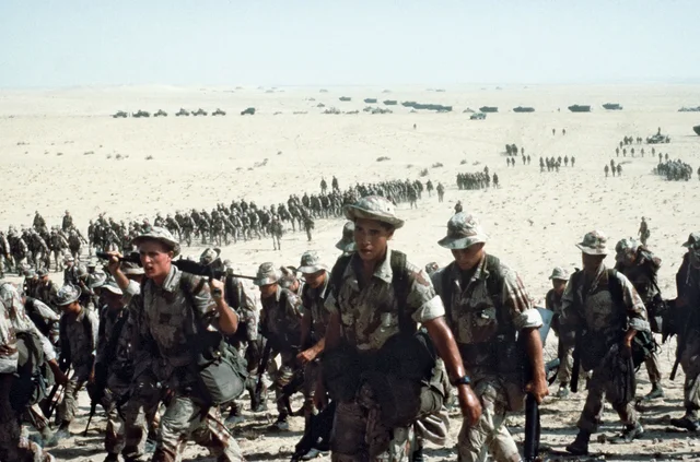 Start of the Persian Gulf War