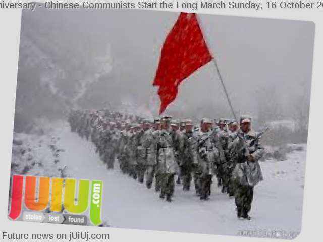 Mao Ze Dong Begins the Long March