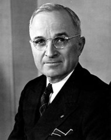 •	Harry Truman becomes the first president to address the nation on TV from the White House