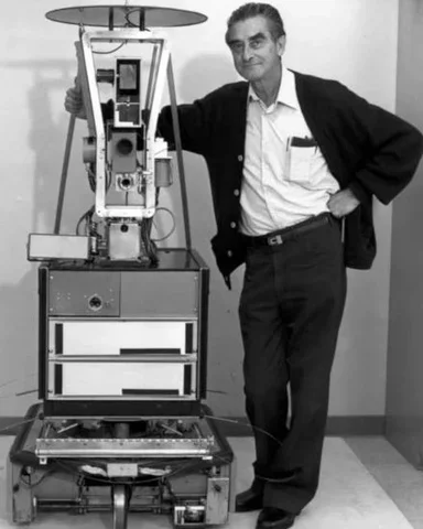 Shakey, el primer robot móvil inteligente, es desarrollado en StanFord