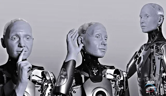 Robots humanoides con IA como Ameca generan conversación natural en tiempo real