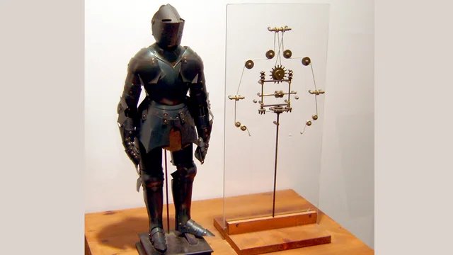 Leonardo da Vinci diseña un autómata humanoide