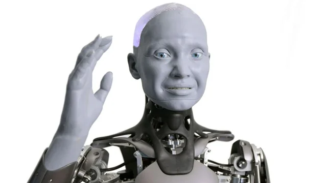 Robots humanoides con IA como Ameca generan conversación natural en tiempo real