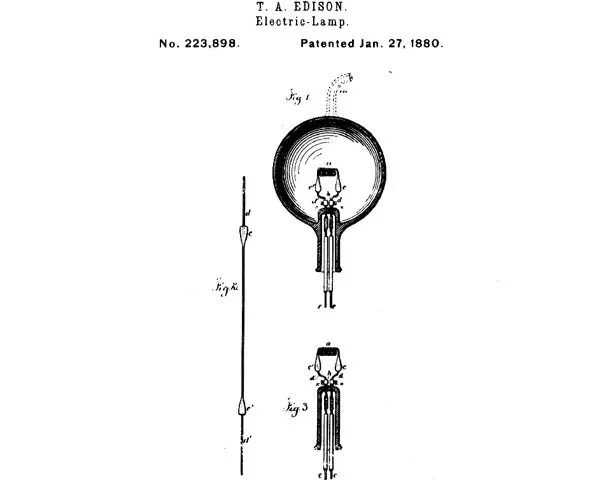 Invenção da Lâmpada Elétrica por Thomas Edison