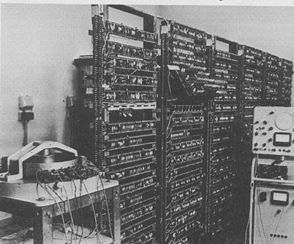 •	Transistor is invented, spurring growth in computers and electronics.