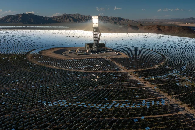 The Ivanpah solar plant became operational