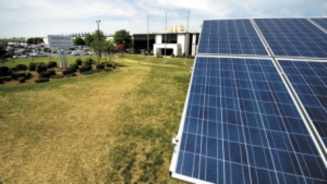 Solar Panels added to NC Truck Plant