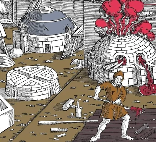 Publicação do De Re Metallica, de Georgius Agricola